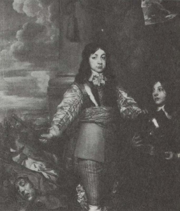 William Dobson Charles II as a boy commander Norge oil painting art